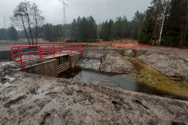 Wybudowaliśmy zastawki w Nerwiku na Warmii